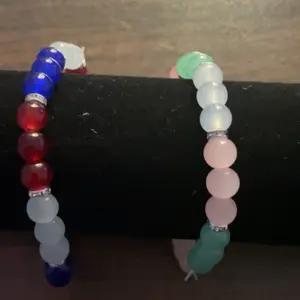 Miles and qwen Couple bead bracelet