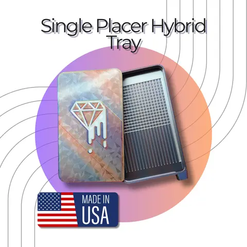 Single Placer Hybrid Grid Diamond Art Tray