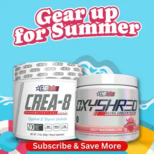 Summer Gear Up x Summer Shred Gummies & Strength Bundle | OxyShred Gummies + CREA-8 Creatine | Energy, Focus & Power Output Support