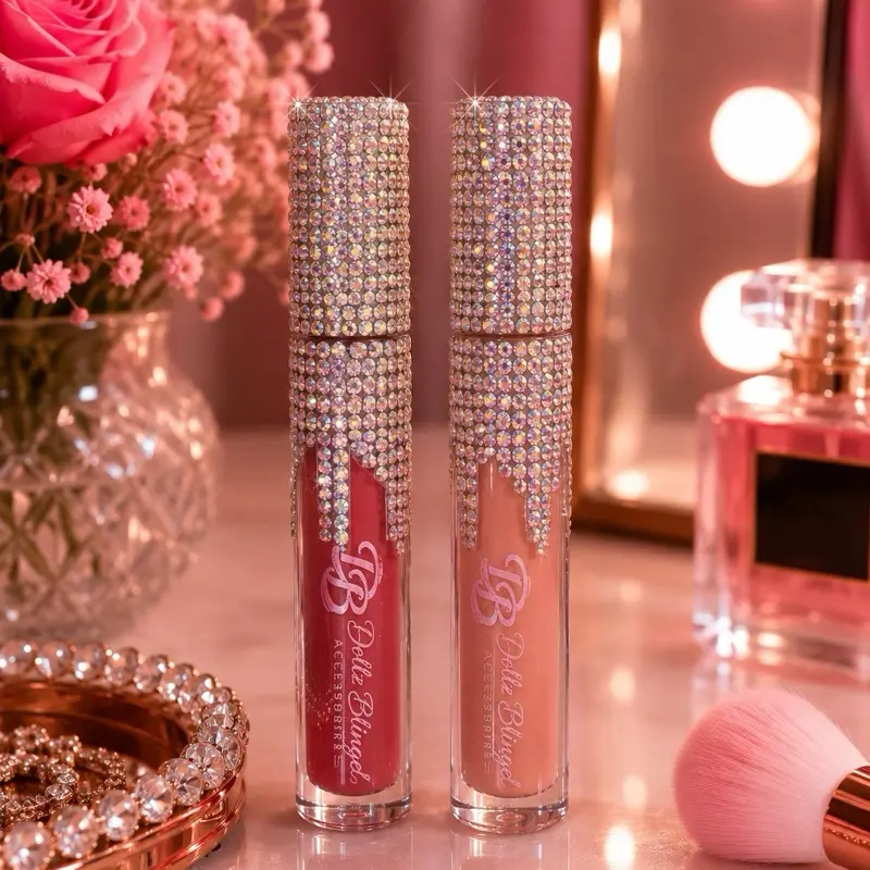 Blinged colored lip Gloss