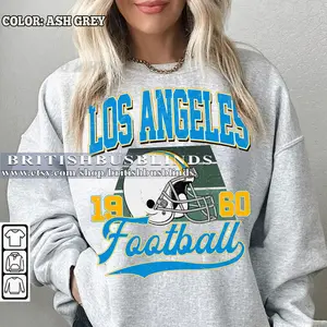Vintage Style Los Angeles Crewneck Sweatshirt, Los Angeles Sweater, Los Angeles Football Sweatshirt, Sunday Football, Game Days, Football