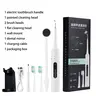 Adult Rechargeable Dental Cleaning Kit - Oral Irrigator with 1500mAh Battery, Advanced High-Frequency Vibration Ultrasonic Plaque Remover, Washable Dental Picks, LED Light, 6 Switching Modes for Oral Care
