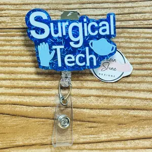 Surgical Tech Badge Reel