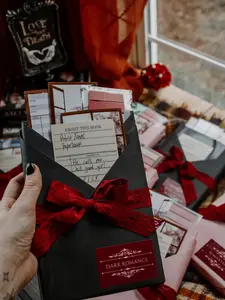 Dark Romance Blind Date With A Book | Bookish Gifts for Readers | Mystery Stationery & Book Box