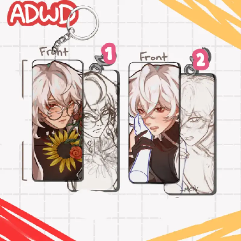 Casper/Grimmy acrylic charm - A date with death
