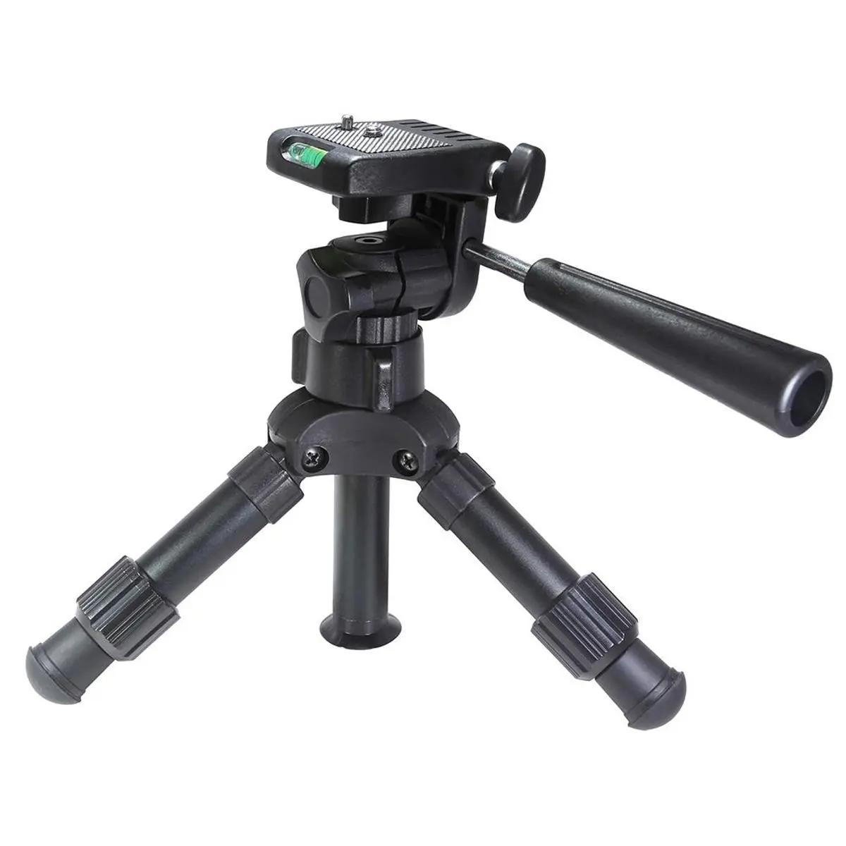 VidPro TT-12 Heavy Duty 3-Section Aluminum Table Top Tripod - 3-Way Pan Head, Adjustable Equipment for Photographers, Camera Accessories