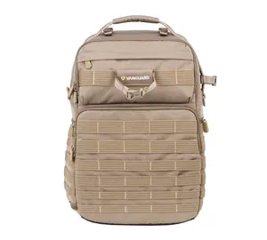 Vanguard VEO RANGE T 48 BG Backpack (Beige) – Tactical Camera Storage, Multi-Access, Laptop Compatible