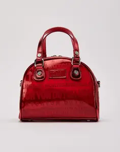 Womens Von Dutch Metallic Bowler Bag