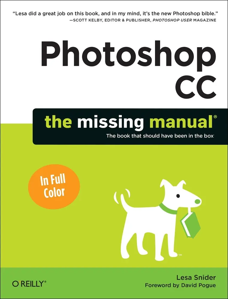 Used Photoshop CC: The Missing Manual Tutorial Book - Lesa Snider, English Paperback, Readable Guide for Learning Photoshop CC, Read