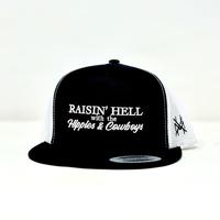 Flat Bill Black/White