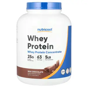 Nutricost Whey Protein Concentrate, Milk Chocolate, 5 lb (2,268 g) Nutricost Whey Protein Concentrate, Milk Chocolate, 5 lb (2,268 g)