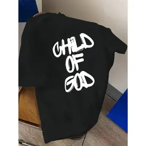 Kids' "Youngsters of God" Psalm 23" Graphic Tee - Casual & Trendy Summer Short Sleeve T-Shirt for Boys, Soft & Comfortable Fit with White Lettering & Colorful Accents, Everyday Tshirt | Playful Design | Quality Print Design