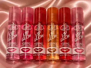 Lip Glow Kissing Fruit Gloss Six Count - Classic Roll-On Tip with Randomly Assorted Flavors & Slight Tint - Mainland China Origin