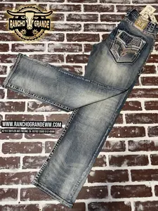 MOD_384 Jeans Rock & LA Western / Straight Leg Boot Cut Jeans