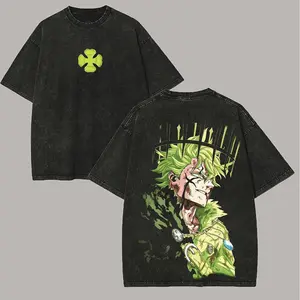 Black Clover Yuno Grinberryall Printed Unisex Washed T-Shirt5