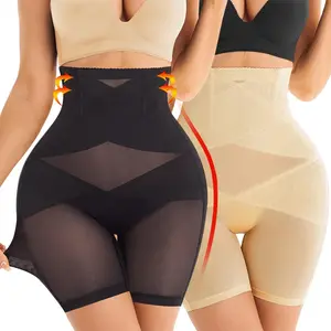 Women Tummy Control Panties, Compression Underwear Butt Lifting High Waisted Body Shaper Shorts, Seamless  Thigh Slimmer Shapewear