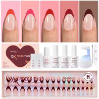 Medium Almond【Christmas Crimson】16Sizes 160Pcs Kit