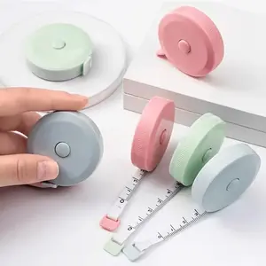 1pc Mini small tape measure, 1.5-meter plastic tape measure, tape measure, telescopic measuring ruler