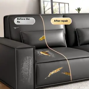 10pcs Self-Adhesive Leather Repair Patches (alligator Pattern), Durable Artificial Leather Stickers for Furniture Renovation DIY Crafts