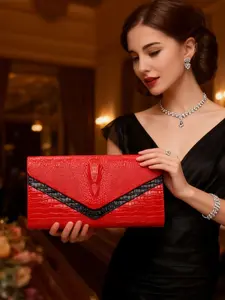 New Handbag for Women Korean Fashion Versatile Large Capacity Evening Bag Clutch Purse Shoulder Chain Small Purse Wedding Style