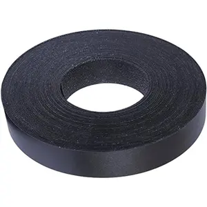 Black Melamine 7/8 inch X 250 ft roll of Black  Banding - Pre-glued Flexible Edging - Easy Application Iron- Edging for Cabinet Repairs, Furniture Restoration (7/8 inch x 250 ft)