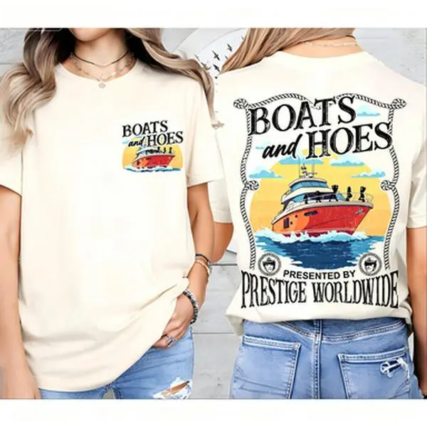 Step Brothers Boats And Hoes Shirt, Step Brothers Movie Shirt, Brennan and Dale Huff, Boats And Hoes Family Trip Shirt Cotton