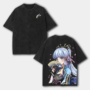Ayaka Genshin Impact Shirt Unisex Ultra Cotton Washed Tshirt, Sweater, Hoodie , Indie FPS Game Shirt, Gift For Game Fan, Streetwear Clothes
