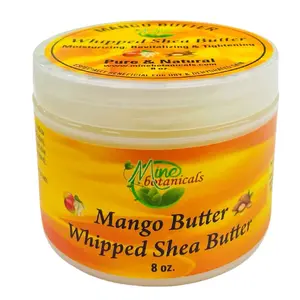 CREAMY - Whipped Shea Butter 8oz - Moisturizing, Revitalizing & Tightening Formula with Shea and Mango Butter