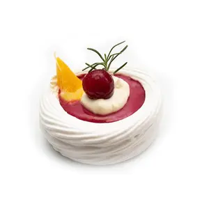 Mini Orange and Cranberry Pavlovas