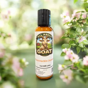 2 Oz Oz. "Honeysuckle Jasmine" Goat Milk Lotion - Travel Bottle