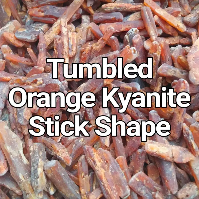 Orange Kyanite Tumbled Stick - 4oz