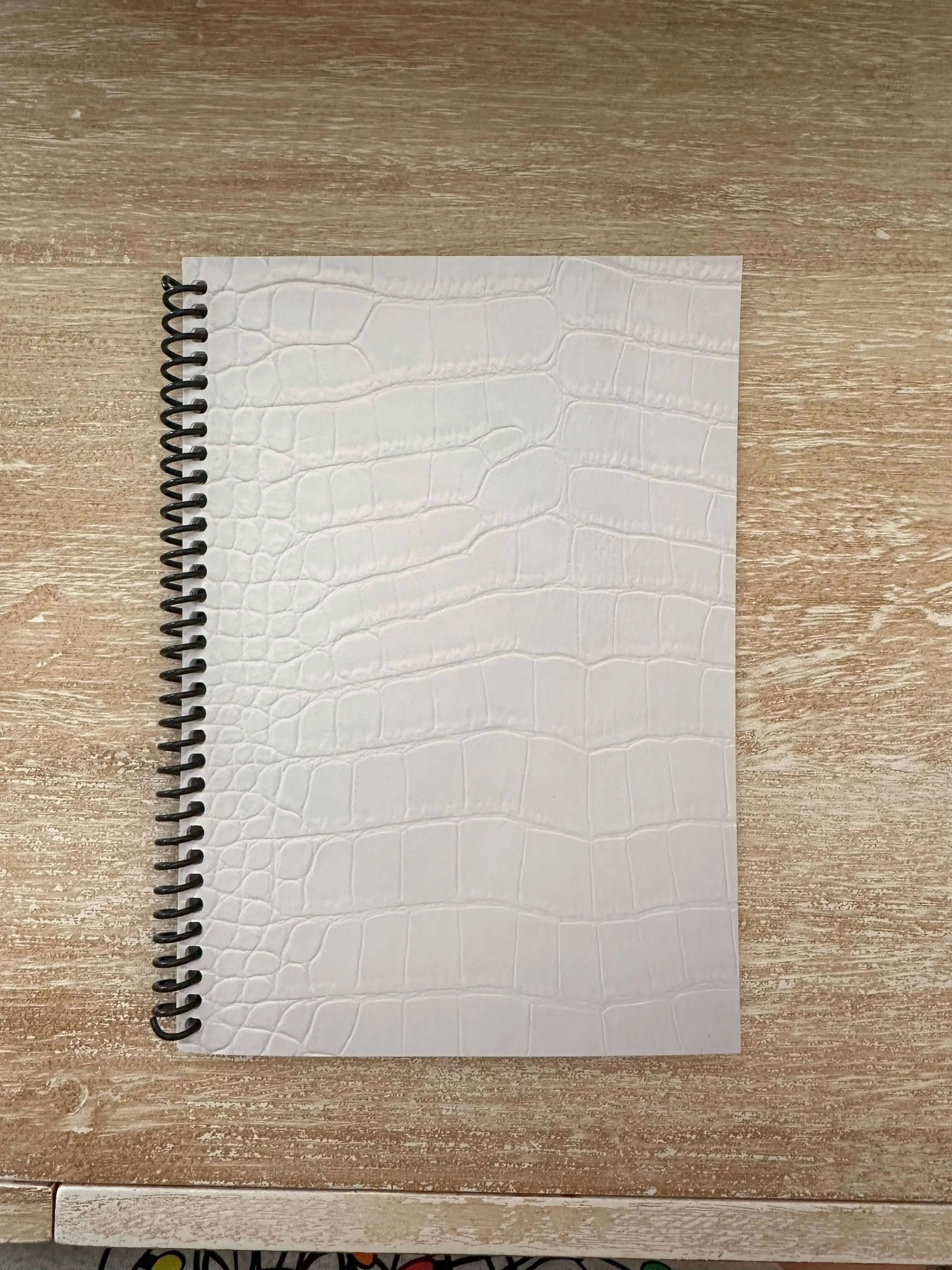 White Alligator Notebook White Alligator Notebook