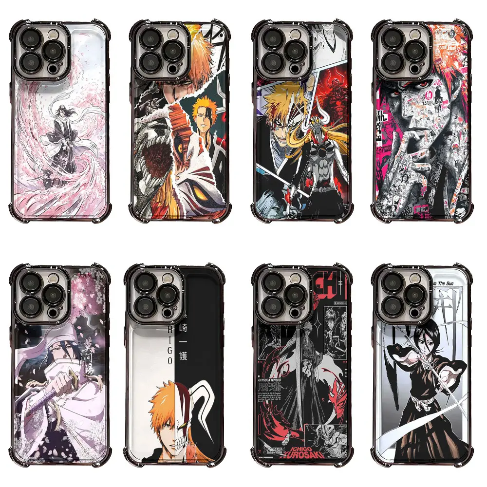 BLEACH Anime Phone Case | Ichigo Kurosaki & Hollow Form Art Cover For iPhone 11/12/13/14/15/16/17 Pro/Pro Max/Plus & Samsung S23/S24/S25/S26 Ultra, Protective Case For Anime Fans, Birthday/Christmas Gift