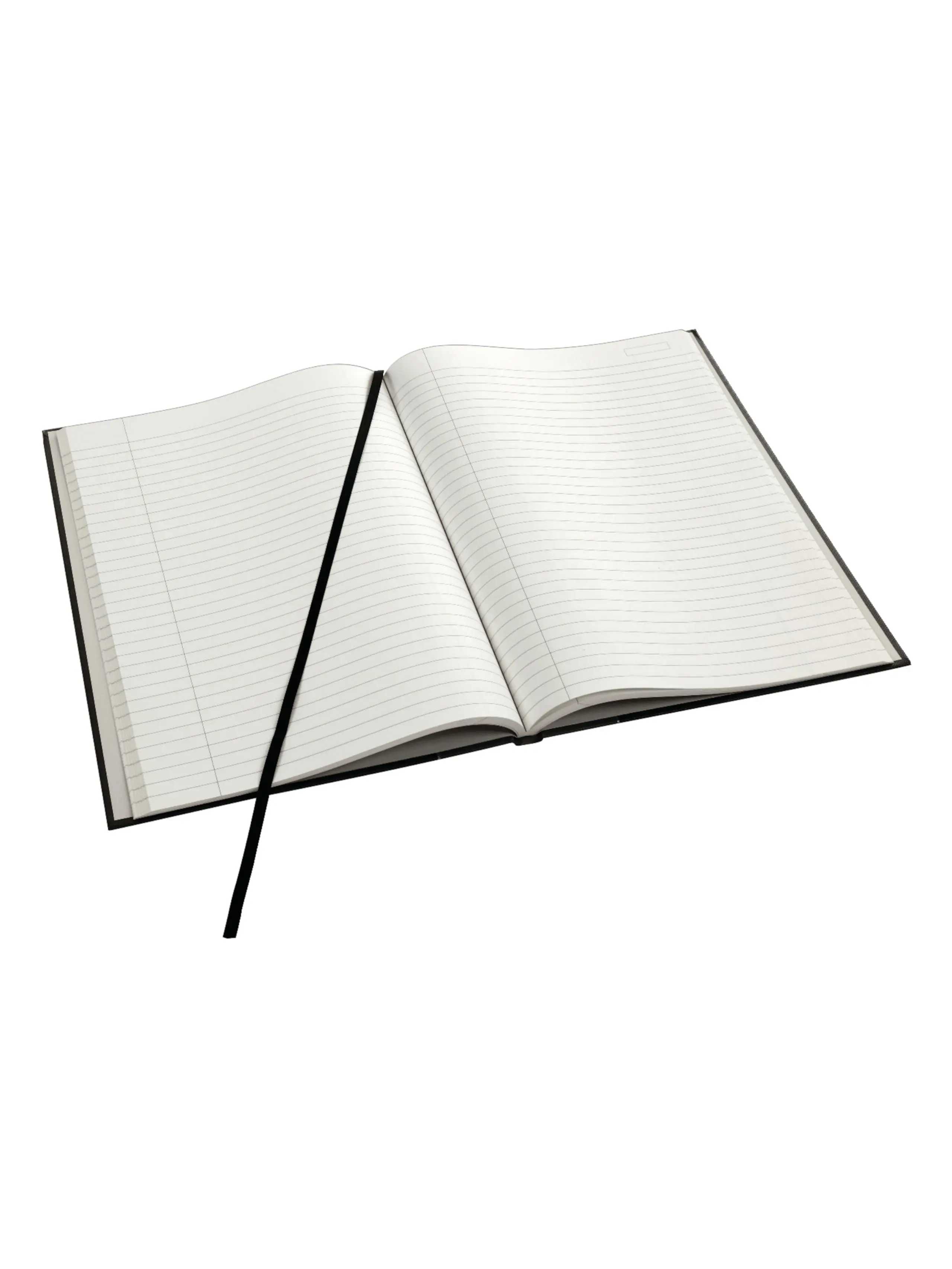 TOPS 25232 Royale Grey Bound Executive Notebook black cover 96 SH per BK