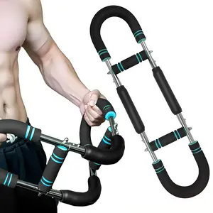 Adjustable Arm Trainer for Men - Spring Resistance Chest & Shoulder Equipment | Compact Home Fitness Tool for Targeted Muscle Building