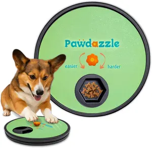 Adjustable Dog Nail Scratch Board with 6 Treat Cups - Interactive Stress-Free Nail File & Grinder Toy for Dogs