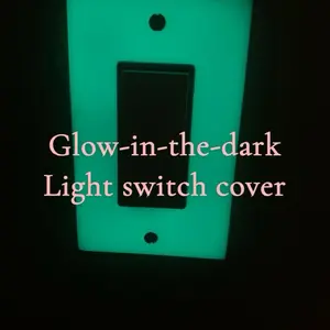 Glow-in-the-Dark Light Switch Cover (No Wires, 2-Minute Install)
