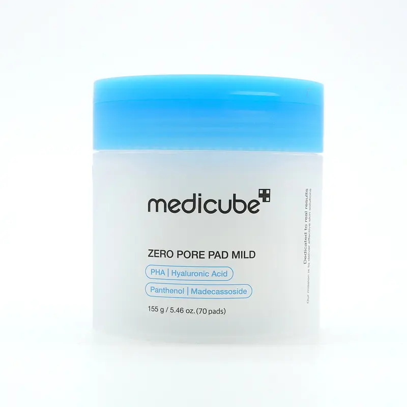 Medicube No Pore Mild Toner Pad, 70pcs 155g with Salicylic Acid & Hyaluronic Acid, Gentle Daily & Evening Cleanser for Flawless, Radiant & Smoother Skin