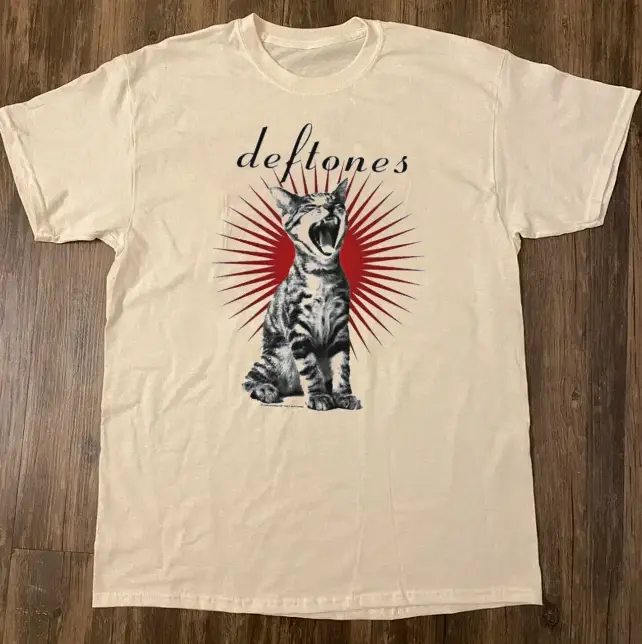Deftones Shirt Vintage Deftones Cat Album Punk T Shirt Vintage Band Tee