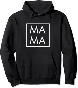 Mama Modern Boxed Square Mom, Matching Dada Family Gift Pullover Hoodie - Viqarfaroo Shop 90B07TVYF4KS