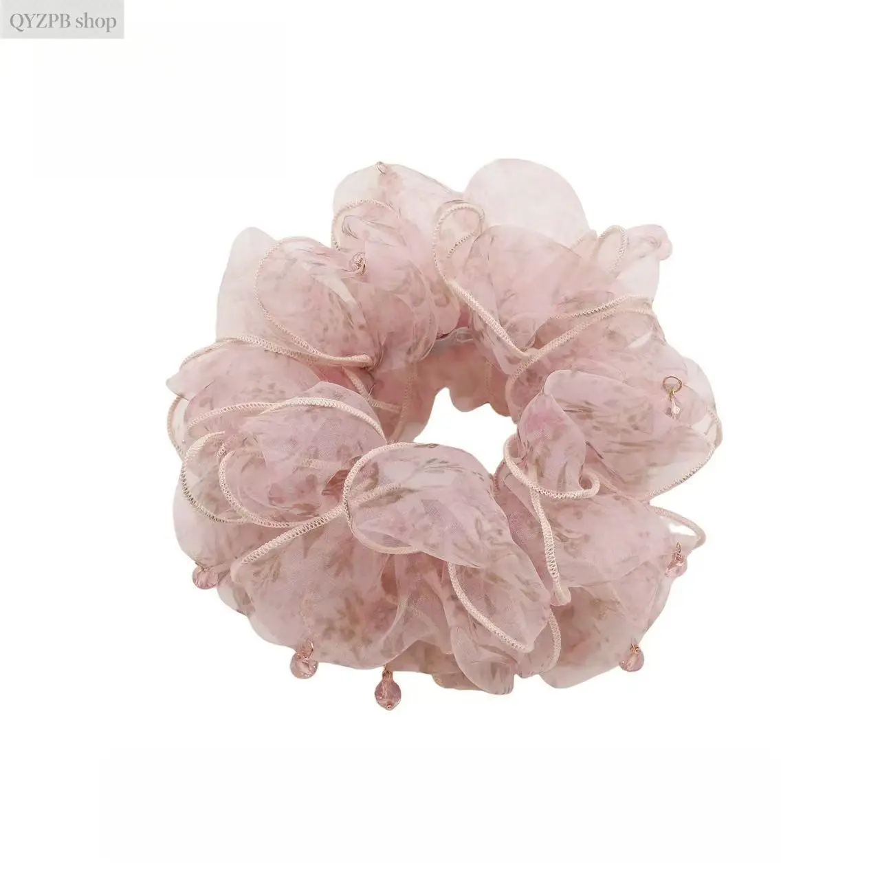 2026 Spring Summer Handmade Gauze Scrunchie, Korean Aesthetic TikTok Trend Hair Accessory, Oversized Elegant Spiral Volume Soft Lightweight Hair Tie, Chic Versatile for Women & Girls Daily Wear Party Travel,summerwins summerwins