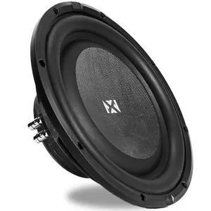 SMW12D4 800W Peak (400W RMS) S-Series Shallow-Mount 12" Dual 4-Ohm Subwoofer