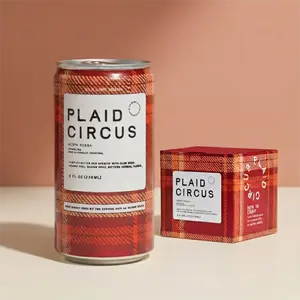 1. Plaid Circus Vespa Rossa – RTD Non-Alcoholic Italian-Style Cocktail with Bitter Citrus, Darjeeling Tea & Herbal Botanicals | Zero Proof, 8oz Ready-to-Drink Can | Wellness Functional Botanicals & Low Sugar Wellness Twist