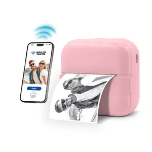 GabbaGoods Mini App Controlled Thermal Printer with Three Thermal Printing Paper Rolls