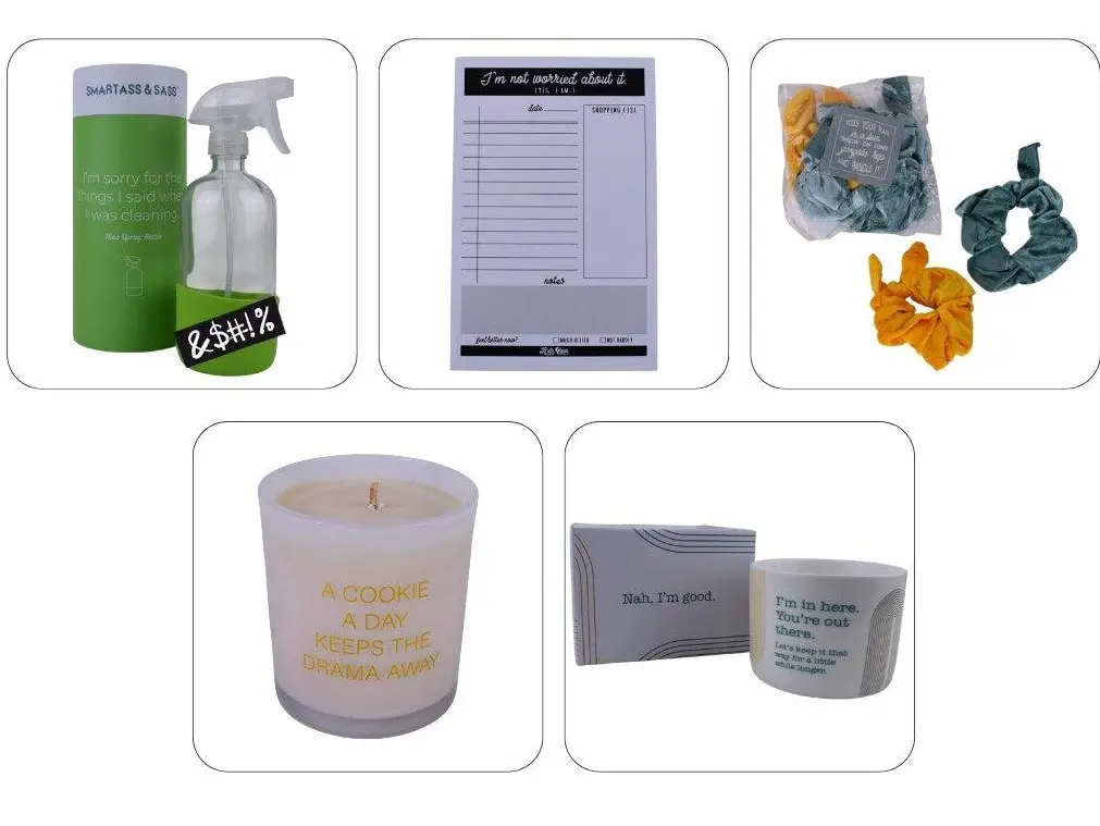 Chaos to Clean(ish) Bundle | Glass Spray Bottle, Notepad, Scrunchie, Candle & Coffee Mug