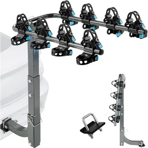 Upgrade 2.0 Hitch  Rack - Heavy-Duty  Locking, 240LBS Max Load |   Carrier for , SUV,  & RV with 2" Receiver, High-Strength Double Arms for  Stability