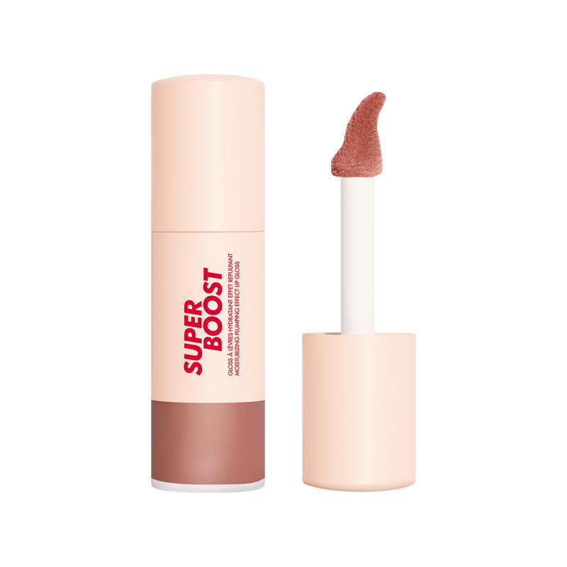Super Boost Lip Gloss - MINI - Moisturizing & Plumping Lip Gloss with Hyaluronic Acid for Comfortable Hydrating Gloss with Unique Lip Grip Applicator