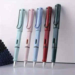 Pen Set, 3 Counts EF 0.38mm Pen with 20 Replaceable Ink Sacs, Writing Pen, Smooth Writing Pens, Aesthetic Pens for Calligraphy and Positive Posture Practice, Office Stationery & Supplies