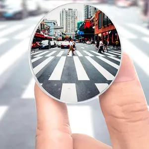 2PCS Mini Blind Spot Mirror, 1.57" Round HD Glass Convex Rear View Mirror, Strong Adhesive For Car (40mm, Frameless)