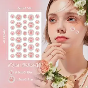 KHAIZX Paw Mild Concealer Protective Patches, Cute Paws Design, Effective Acne Treatment, Single Stick Pack, Made in China, No Alcohol or Aerosol